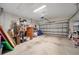 Spacious two car garage with an automatic garage door opener, room for storage and parking at 2625 Star Apple Way, Sarasota, FL 34240