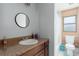 Bright bathroom with updated vanity, sink, and natural light at 3411 15Th E St, Ellenton, FL 34222