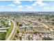 High angle aerial view of the community with neighborhood lakes at 3901 41St W St, Bradenton, FL 34205