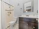 Nicely updated bathroom featuring a shower and vanity at 3901 41St W St, Bradenton, FL 34205