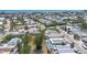 Aerial view of neighborhood with mature trees and landscaping at 407 63Rd St, Holmes Beach, FL 34217
