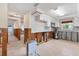 A kitchen remodel shows cabinets, tile backsplash, and exposed studs at 407 63Rd St, Holmes Beach, FL 34217