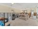 Bright living area showing ceiling fan and items from a prior renovation at 407 63Rd St, Holmes Beach, FL 34217