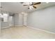 Spacious living area with tile flooring and an open layout, great for entertaining at 4220 Via Piedra Cir # 4-101, Sarasota, FL 34233