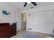 Bright bedroom with tiled floors and double closets, ideal for a space at 613 E 49Th E St, Bradenton, FL 34208