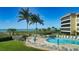 Enjoy ocean views from the community pool, offering a perfect blend of relaxation and scenic beauty at 8779 Midnight Pass Rd # 506H, Sarasota, FL 34242
