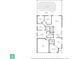Floor plan illustrates layout with pool, patio, bedrooms, and living areas at 12322 Tall Pines Way, Lakewood Ranch, FL 34202