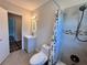 Bathroom showcasing vanity, toilet, and shower-tub combination with modern fixtures at 2720 12Th Ave W, Bradenton, FL 34205