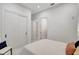 Bright, modern bedroom with marble floors, en-suite access, and built-in closet system at 33 S Palm Ave # 1101, Sarasota, FL 34236