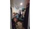 Walk-in closet with wire shelving and ample storage space for clothing and accessories at 3917 Lake Bayshore Dr # F-307, Bradenton, FL 34205