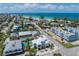 Aerial view of a home with a luxurious design near the beach at 401 39Th St, Holmes Beach, FL 34217