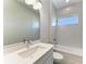 Modern bathroom with a tub and shower combination and quartz countertop at 4210 Sea Marsh Pl, Parrish, FL 34219