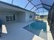 Screened-in pool with an attached patio offers a relaxing space for outdoor enjoyment at 4210 Sea Marsh Pl, Parrish, FL 34219