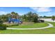 Blue playground featuring monkey bars, swings, slides and more at 5213 Patano Loop, Palmetto, FL 34221