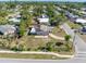 Aerial view of the neighborhood showcasing the home's location and surrounding landscape at 5705 23Rd W St, Bradenton, FL 34207