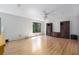 Bonus room boasts wood floors, large window, and elegant built-in cabinets at 7251 Fish Farm Rd, Palmetto, FL 34221