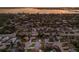 Stunning aerial view of a residential neighborhood near a body of water at 7404 13Th Avenue W Dr, Bradenton, FL 34209