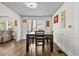 This dining room features a four-chair table set and is decorated with wall art at 766 13Th S Ave, St Petersburg, FL 33701