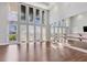 Community dance studio with mirrored wall, ballet bar and hardwood floors at 8962 Baroque Ter, Sarasota, FL 34240