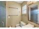 Full bathroom featuring a glass shower, ample towel bars, and a sink with modern fixtures at 9200 Midnight Pass Rd # 30, Sarasota, FL 34242