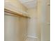 Walk-in closet featuring shelving for ample storage and neat organization at 9200 Midnight Pass Rd # 30, Sarasota, FL 34242