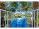 Exciting water slide overlooking the sparkling pool offers hours of entertainment for  at 12229 Stuart Dr, Venice, FL 34293