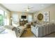 Bright living room showcasing comfortable seating and stylish nautical decor, creating an inviting space at 211 65Th St, Holmes Beach, FL 34217