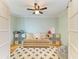 Comfortable bedroom featuring a neutral color scheme, ceiling fan and versatile decor at 2509 8Th W Ave, Bradenton, FL 34205