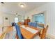 Charming dining room featuring a dining table, comfortable seating, and a view into living room at 2509 8Th W Ave, Bradenton, FL 34205