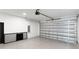 An empty 2-car garage featuring an automatic garage door at 2638 Hagerick Ln, North Port, FL 34288