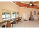 Spacious common room featuring bar seating, natural light, and an open layout at 4325 46Th W Ave # 203, Bradenton, FL 34210