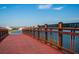 Scenic view of the Nathan Benderson Park bridge, featuring orange railings and lake views at 4615 73Rd E St, Bradenton, FL 34203