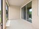 Screened-in patio with view to the backyard at 4615 73Rd E St, Bradenton, FL 34203