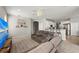Open-concept living room flows seamlessly to the kitchen at 5224 58Th E Ter, Bradenton, FL 34203
