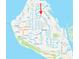 Siesta Key location on a map, pinpointing a canal-front property near the Intracoastal Waterway and Midnight Pass Road at 572 Commonwealth Ln, Sarasota, FL 34242