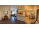 Open floor plan blending the kitchen, dining, and living areas for seamless entertaining and everyday living at 600 Mirabella Cir # 201, Venice, FL 34292
