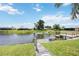 Beautiful waterfront property with private dock, offering serene views and direct access to the water at 965 E Gondola Dr, Venice, FL 34293