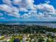 Expansive aerial view showcasing waterfront homes in a neighborhood close to the scenic ocean at 1312 73Rd Nw St, Bradenton, FL 34209