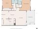 Floor plan featuring bedrooms, bathrooms, living spaces, and kitchen at 2503 Beneva Rd # 7, Sarasota, FL 34232