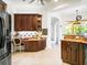 Kitchen area featuring lots of cabinet space and a desk area at 312 148Th Ne Ct, Bradenton, FL 34212