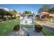 Outdoor community map display with layout of community buildings, landscaping, and parking at 3253 Beneva Rd # 103, Sarasota, FL 34232