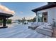 Inviting outdoor space with comfortable seating and views of the bay at 3799 Flamingo Ave, Sarasota, FL 34242