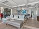 Spacious recreation room featuring a modern bar and ample seating at 3799 Flamingo Ave, Sarasota, FL 34242