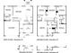 Detailed floor plan showcasing the layout of the home's first and second floors at 4323 112Th E St, Palmetto, FL 34221