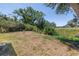 Lush backyard with mature trees and privacy, offering a tranquil outdoor space at 435 Whispering Oaks Ct, Sarasota, FL 34232