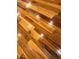 Close up on the beautiful wood floors that give this home so much character at 4412 125Th W St, Cortez, FL 34215