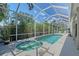 Inviting screened-in pool and spa with a patio perfect for outdoor relaxation and entertaining at 4603 4Th E Ave, Bradenton, FL 34208