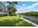 Beautiful backyard with kayak launch and easy river access at 512 77Th St, Holmes Beach, FL 34217