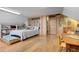 Unique bedroom with custom bookshelves and a hidden doorway, adding character and charm to the space at 512 77Th St, Holmes Beach, FL 34217