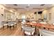 Chic restaurant with stylish seating, warm lighting, and an inviting atmosphere for residents to enjoy meals at 5205 88Th E St, Bradenton, FL 34211
